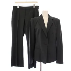 エンポリオアルマーニ EMPORIO ARMANI シングルスーツ セットアップ テーラードジャケット アウター 総裏地 スラックスパンツ ウール 44 チャコールグレー /BBのサムネイル
