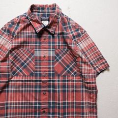 12年製 patagonia パタゴニア オーガニックコットン チェック 半袖シャツ (L) ファームスタンド シャツ　アメリカ古着 USED  ビンテージ ヴィンテージ