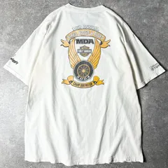00s HARLEY DAVIDSON 4面 プリント 半袖 Tシャツ XL / 00年代 オールド ハーレー ダビッドソン ロゴ HOG 白 ホワイト