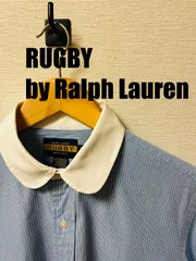 まりも様専用【オシャレ度アップシャツ】RUGBY by Ralph Laurenラウンドカラーストライプシャツ 夏 ビジネス