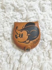 ディズニーランド限定　ウエスタンランド　ミッキー　コインケース　革製　お財布