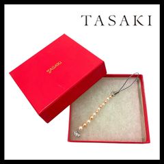 【TASAKI】パール ストラップ SILVER/シルバー 携帯 スマホ チャーム 田崎真珠/タサキ (SER-4275)
