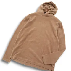 nano universe ナノユニバース 秋冬 フリース★ プルオーバー パーカー Sz.L メンズ キャメル ベージュ