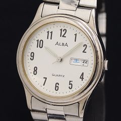 超希少文字盤！】 SEIKO ALBA 116121 V501-6V50 - メルカリ