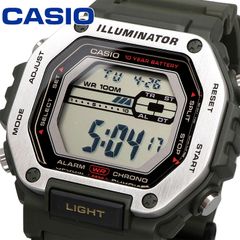 CASIO 腕時計 カシオ 時計 ウォッチ チープカシオ チプカシ スタンダード デジタル メタルフェイス メンズ MWD-110H-3AV ダークグリーン 海外モデル [並行輸入品]