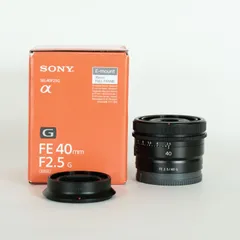 [美品] SONY FE 40mm F2.5 G SEL40F25G / ソニーEマウント / フルサイズ