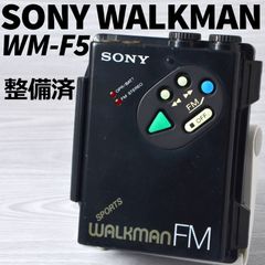 SONY WALKMAN WM-F5 スポーツウォークマン ブラック 整備済 TY283