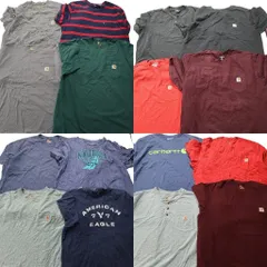 古着卸 まとめ売り ブランドMIX 半袖Tシャツ 16枚セット (メンズ XL /2XL ) ノーティカ アメリカンイーグル 中古 古着 NA7491
