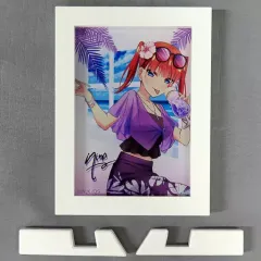 【中古】マグネット・磁石 中野二乃 マグネット付きフレームスタンド＜Resort Mood＞ 「五等分の花嫁∽ Resort Mood in アトレ秋葉原」