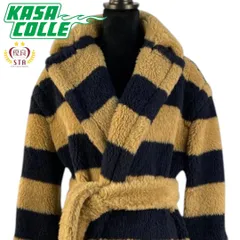 【Max Mara】マックスマーラ ボーダーロングジャケット