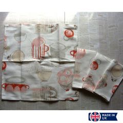 ナプキン 4枚組 テーブルクロス ４枚セット Napkins set of 4  Hot Paws ＆ Trogg (Paw-22) Made in UK イギリス直輸入