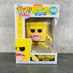 未使用 Funko Pop! ANIMATION 1669 SPONGEBOB フィギュア スポンジボブ ケイブマン ファンコ /900348在
