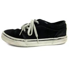 バンズ VANS スニーカー ローカット 無地 スエード US10 US11.5 28㎝ 黒 ブラック /SY10