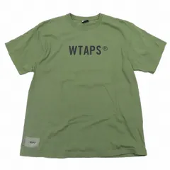 23SS ダブルタップス WTAPS SNEAK SIGN Tシャツ 半袖 クルーネック ロゴ プリント カットソー 2 カーキ/13 メンズ ☆AA★