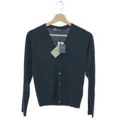 未使用品 JOHN SMEDLEY ジョンスメドレー  長袖カーディガン サイズ:S  ブラック ウール レディース Vネック　薄手　240001117375