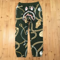 BAPE JEWELS シャーク スウェットパンツ Mサイズ a bathing ape shark sweat pants エイプ ベイプ アベイシングエイプ