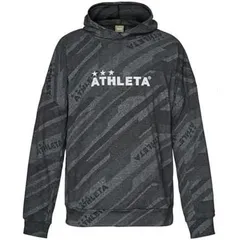アスレタ(ATHLETA) ジュニア ジャガードスウェットパーカー 03370J チャコール(66) 140cm