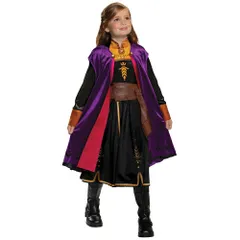 アナ　アナと雪の女王２　衣装、コスチューム　M　Deluxe　子供女性用