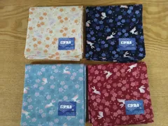 和柄ハンカチ4枚組③(未使用新品)