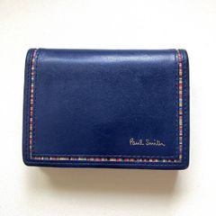 Paul Smith 三つ折り財布 ネイビー 美品 コンパクト - メルカリ