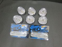ジェットイノウエ LED LED4 ハイパワー クリアランスランプ ネオ マーカーランプ ８点セット