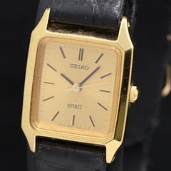 新品電池交換/稼働 SEIKO SPIRIT 4N21-5190 ブラック文字盤 - メルカリ