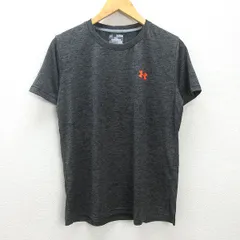 G■アンダーアーマー/UNDER ARMOUR ドライTシャツ/スポーツウェア【XL】灰系/men's/95【中古】■