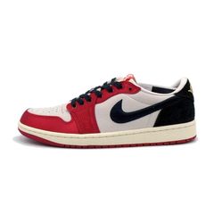 ナイキ NIKE × トロフィー ルーム TROPHY ROOM 【 AIR JORDAN 1 LOW OG Sail and Varsity Red FN0432 100 】 エア ジョーダン 1 ロー セイル バーシティレッド スニーカー　f25161