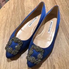 マノロブラニク ハンギシ フラットシューズパンプス(96037117)(2190010000070454)のサムネイル