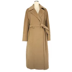 MAX MARA マックスマーラ 白タグ ロングコート ウール/カシミヤ キャメル Mサイズ相当【中古】【美品】 レディース
