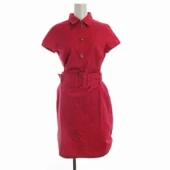 ラブモスキーノ LOVE MOSCHINO ワンピース ひざ丈 ベルト付き 半袖 USA6 ピンク /ROのサムネイル