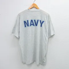 XL/古着 フルーツオブザルーム 半袖 ビンテージ Tシャツ メンズ 90s ミリタリー ネイビー 大きいサイズ クルーネック 薄グレー 霜降り 25au