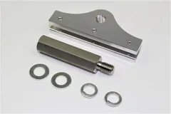 アルミ製ステアリングダンパーブラケットダックスフレーム専用【ポスト投函便】