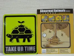 シール　おもしろ　ステッカー　take ur timeおもしろステッカー