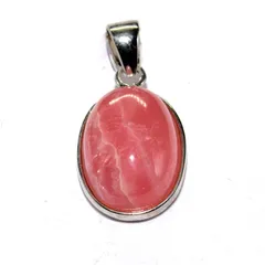 インカローズ　アルゼンチン産ペンダントトップ [NO.14]　　☆パワーストーン　シルバー