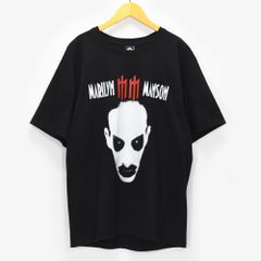 THE GTS MARILYN MANSON マリリンマンソン バンドTシャツ 半袖 Tシャツ L ヘビーウェイト ブラック 黒 両面プリント ロゴ