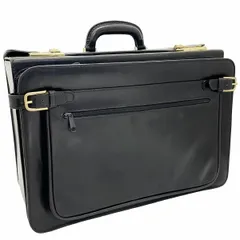 バリー ハンドバッグ ヴィンテージ ブリーフケース レザー 革 ブラック 黒 BALLY ロゴ オールド ドクターズバッグ ビジネスバッグ 書類バッグ お仕事バッグ 手提げ バッグ バック カバン 鞄 メンズ 紳士 男性 【中古】
