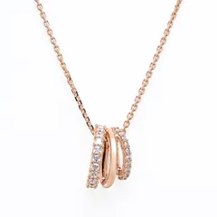 スワロフスキー SWAROVSKI ネックレス Hyperbola ペンダント クリア ローズゴールド レディース 5701494