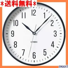 ☆大人気_Z042 KATOMOKU plywood clock 19 k 1 ブラック 電波時計 連続