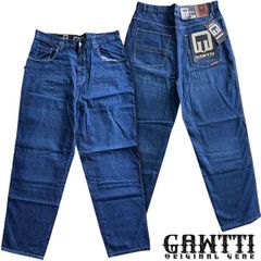 アウトレット 訳あり ガッティー メンズ デニム パンツ ネイビー #3045 GAWTTI ガウティ Boo Yaa T.R.I.B.E ブーヤー トライブ ストリート スタイル HIPHOP ウェアー ヒップホップ 西海岸 ファッション LA