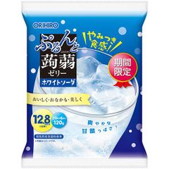 オリヒロ　ぷるんと蒟蒻ゼリーパウチ　ホワイトソーダ　こんにゃく　コンニャク　サイダー　【ORH】