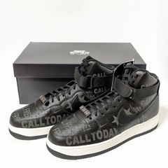 NIKE AIR FORCE 1 HIGH '07 PRM Toll Free "1-800" BLACK (CU1414-001)　ナイキ エアフォース1 ハイ トールフリー"1-800"　28cm　スニーカー