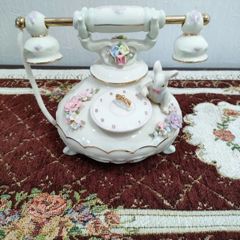 Sankyoアンティーク 美しいメリーゴーランド オルゴール 陶器製 - メルカリ