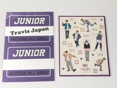 新品未開封 Travis Japan ステッカー 2点セット　ジャニーズJr.チャンネル 2018/ICカードステッカー 2020
