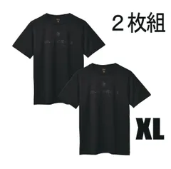【２枚組】 パワーアップシャツ [ニンジャムーブギア] (黒XL+黒XL)トレーニングウエア 機能Tシャツ リライブシャツやバクネと同じ機能にプラス、ボディメーク効果があります メンズ レディースのサムネイル