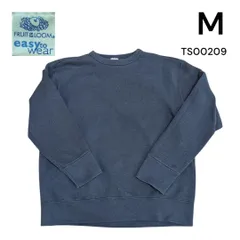FRUIT OF THE LOOM 古着無地トレーナー M ネイビースウェット TS00209