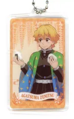 【中古】キーホルダー 我妻善逸 オリジナルアクリルチャーム 「鬼滅の刃×ファミリーマートキャンペーン ファミマで炭治郎たちとひと休み」 対象お菓子購入特典