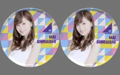 【中古】コースター(女性) 白石麻衣(乃木坂46) 個別コースター2枚セット 「裸足でSummer 発売記念 全国握手会」のサムネイル