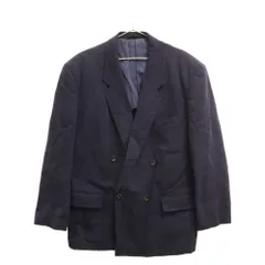 COMME des GARCONS HOMME PLUS (コムデギャルソンオムプリュス) 90S 90年製 ノッチドラペル ダブルブレスト テーラードジャケット ネイビー PJ-11012Mのサムネイル
