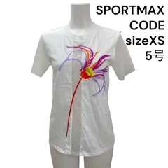 □スポーツマックスコード SPORTMAX CODE カットソー 半袖 シアー 白 コットン XS、5号 レディース S5T374のサムネイル